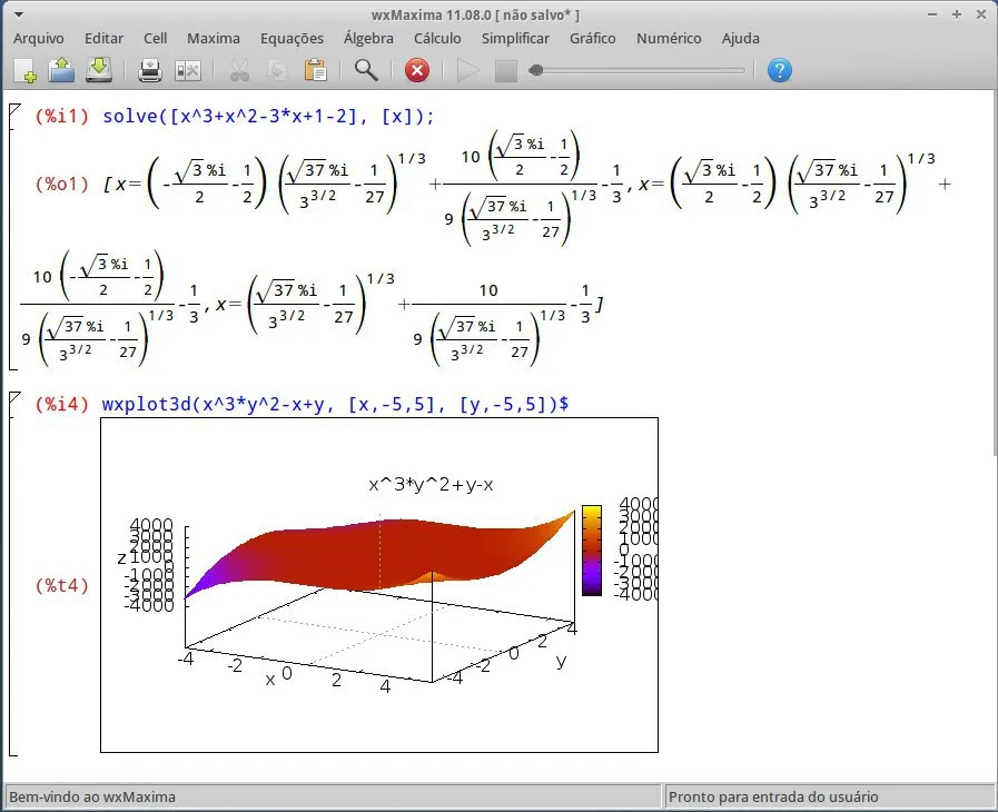 Cod.017: Software wx Mmaxima