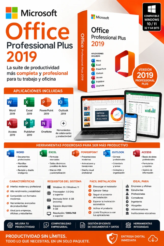 [TIPS] Cod.005: Software Microsoft Office Professional Plus 2019